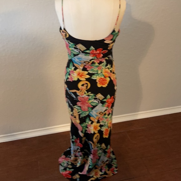 Nicole Miller Maxi Tropical Print - Picture 8 of 8